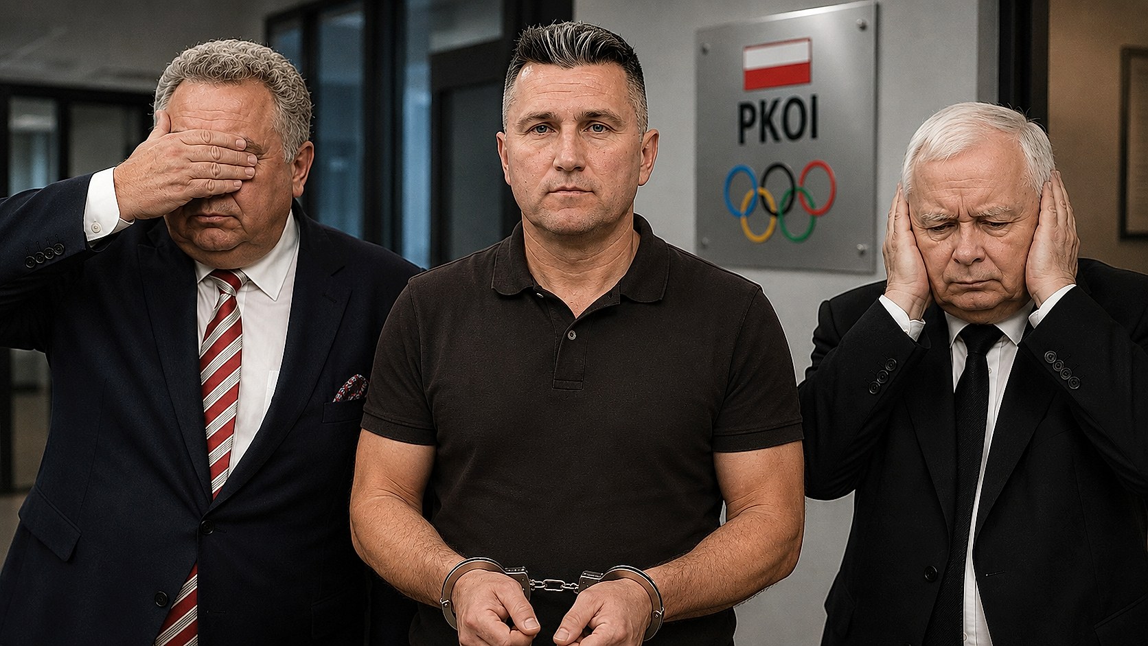 Piesiewicz w kajdankach, Patek w worku. Dziś runął ostatni filar pisowskiego mitu
